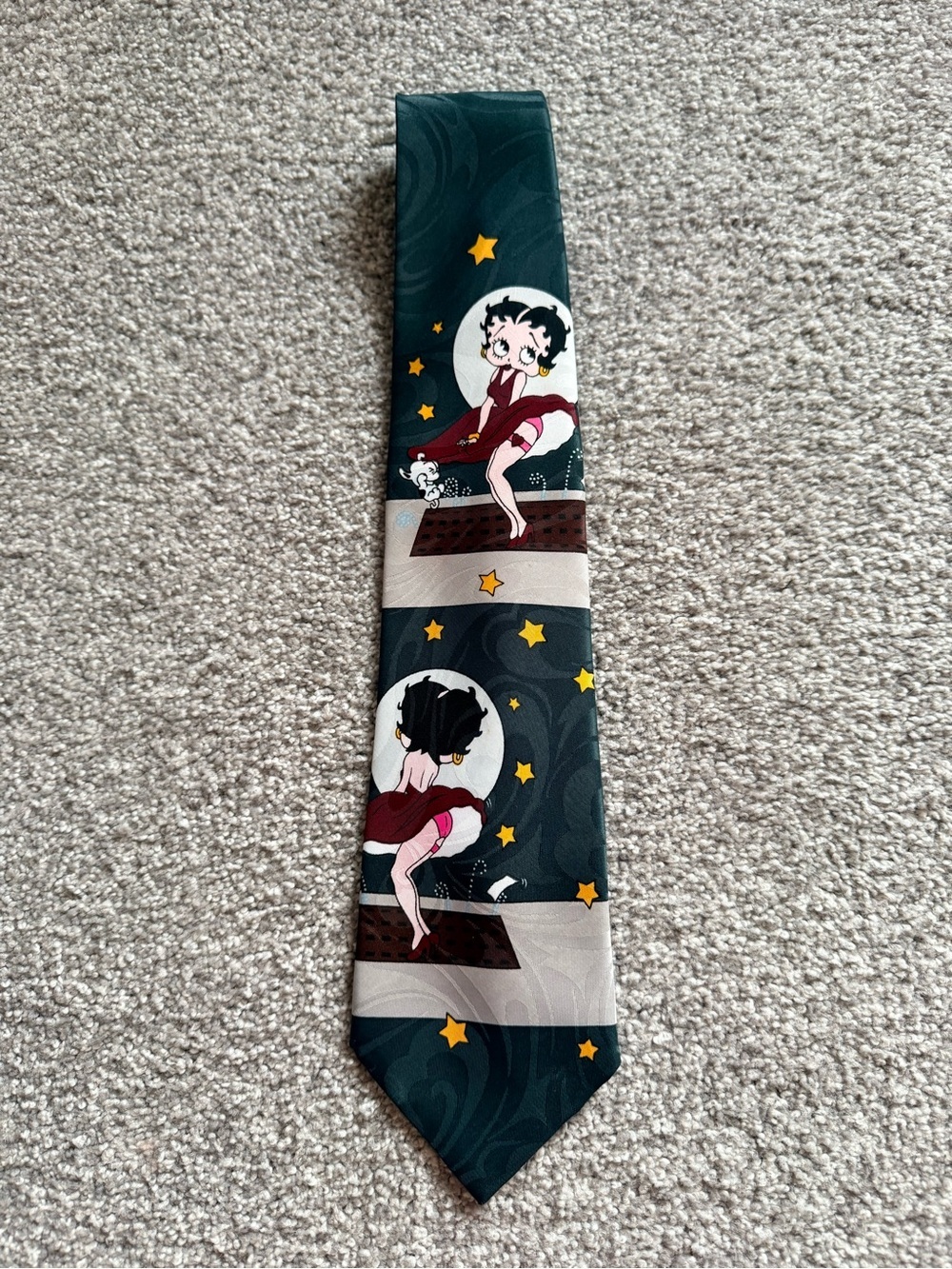 Betty Boop Black Novelty Necktie | Betty & Pudgy Collectible